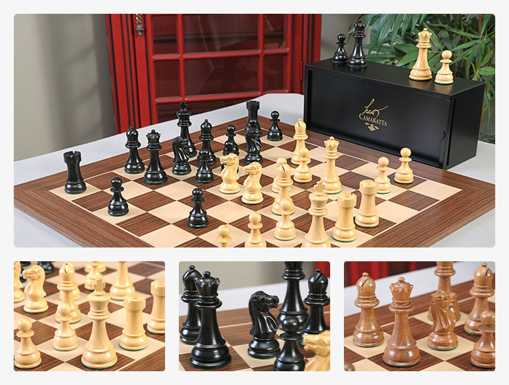 The Windsor Series Wood Chess Set